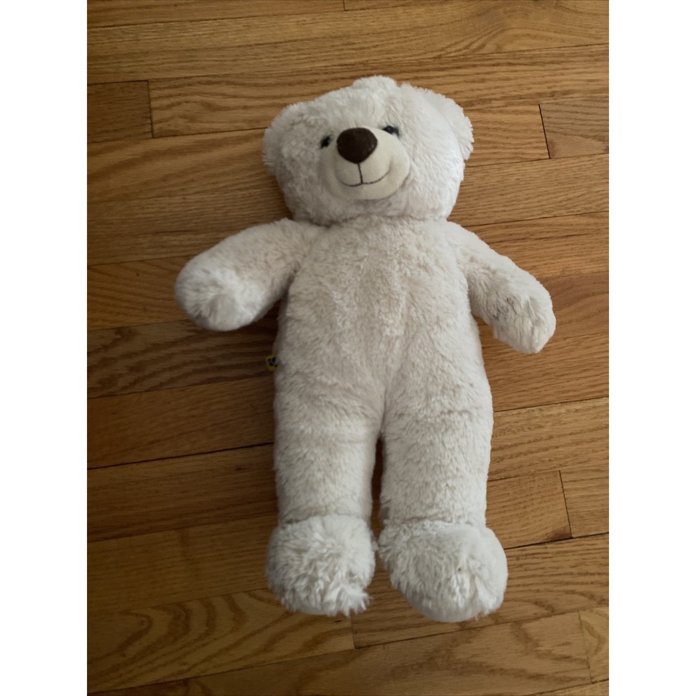 White Build-A-Bear with Beating Heart